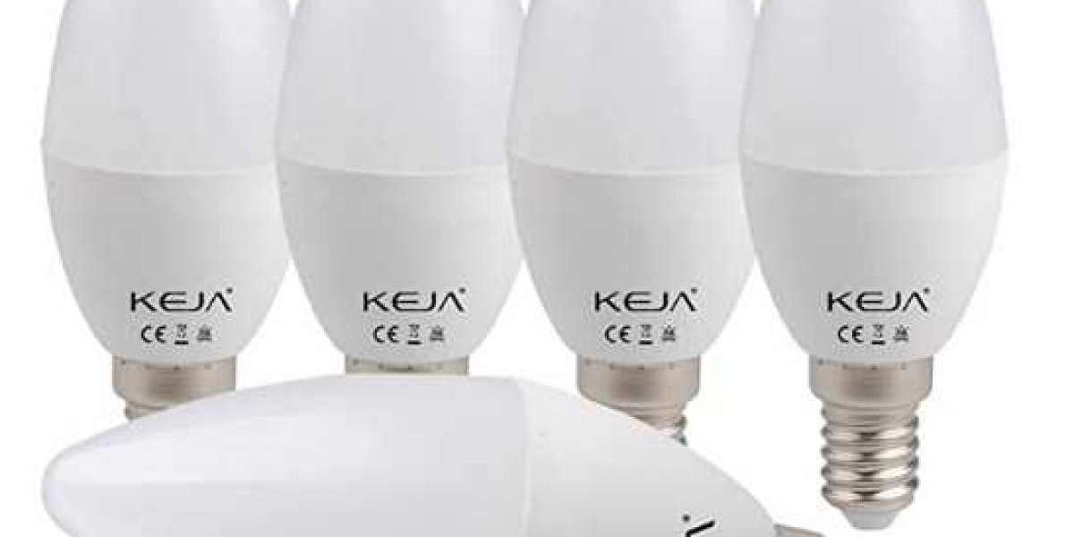 E14 LED Lampen 5 Stück 6Watt Kerzenleuchten 480 Lumen pro Glühbirne, entspricht 60Watt Glühlampe, 2700 Kelvin Warmweiß, 