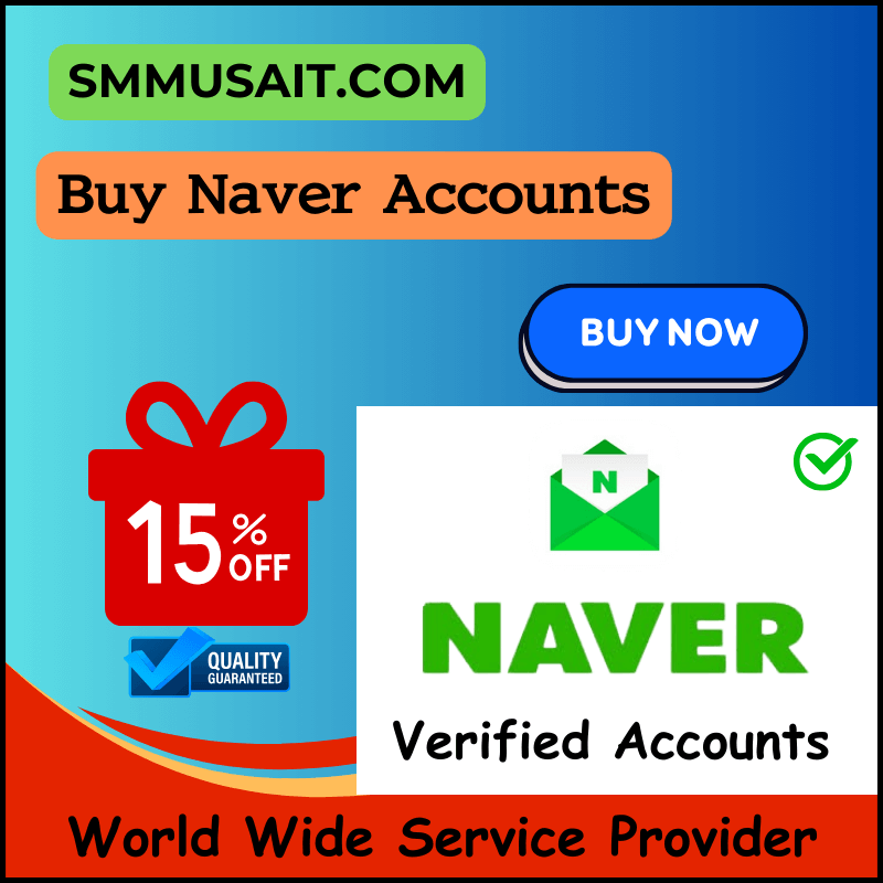 Buy Naver Accounts - 100% Email & Number Verified