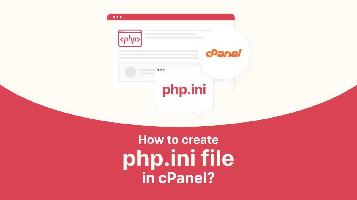 How to create php.ini File in cPanel?