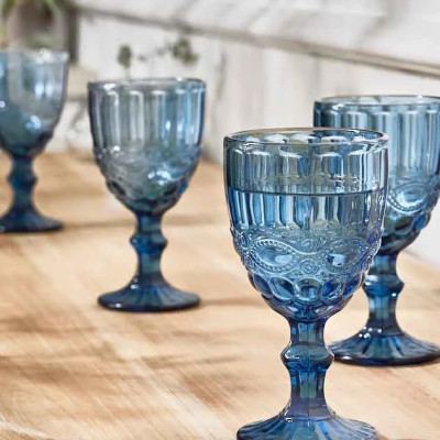 Aurielle Blue Wine Goblet Profile Picture