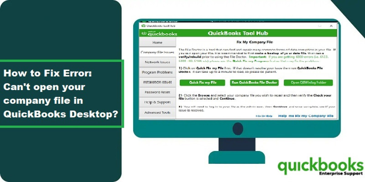 Can't Open Company File in QuickBooks Desktop - How to Fix?