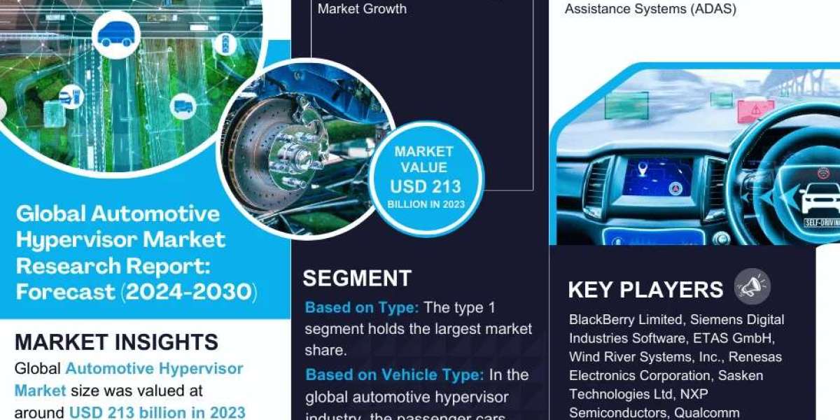 Automotive Hypervisor Market Segment, Companies, Trend & Growth Analysis 2024-30