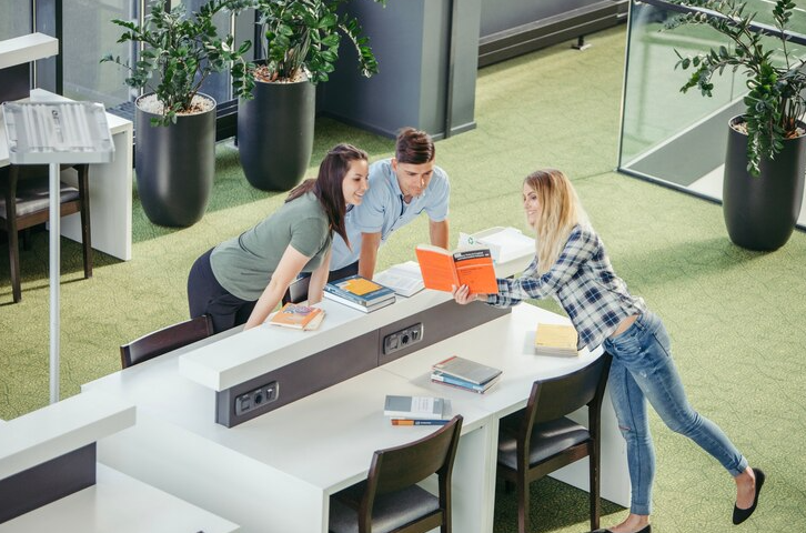 Revamp Your Workspace with Office Cubicles and 4-Person Cubicle Solutions from www.cubicles.shop