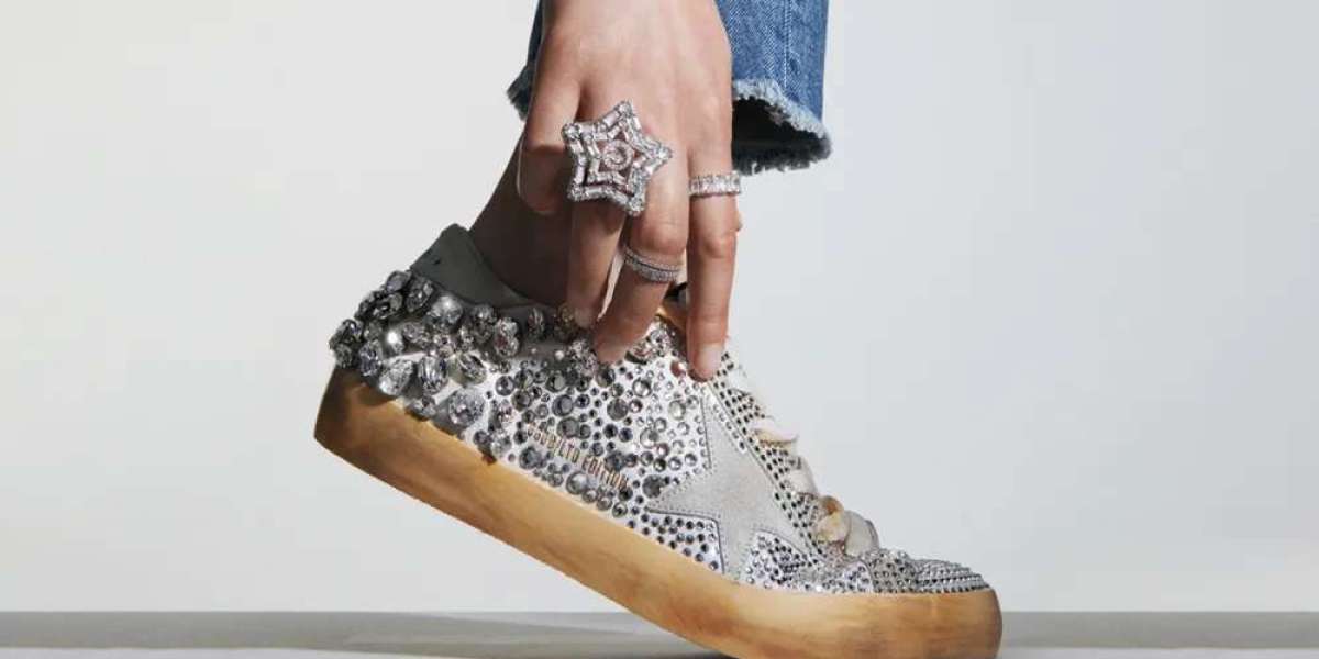 Golden Goose Sky-Star Sneakers to prove that she is not afraid of taking