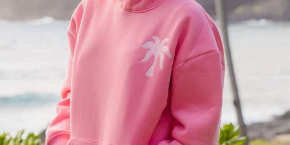 Pink Palm Puff Hoodie Vibes for Everyday Looks