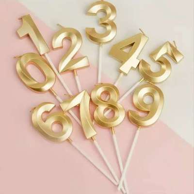 GOLDEN NUMBER CANDLE Profile Picture